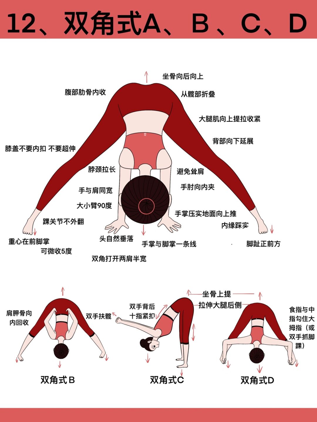 2020年新版瑜伽体式大全(图1)